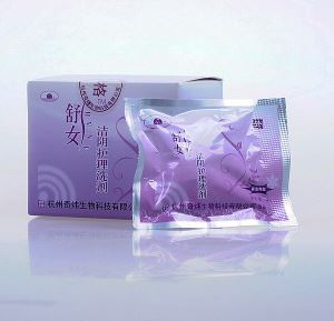 Gynecological lotion gel